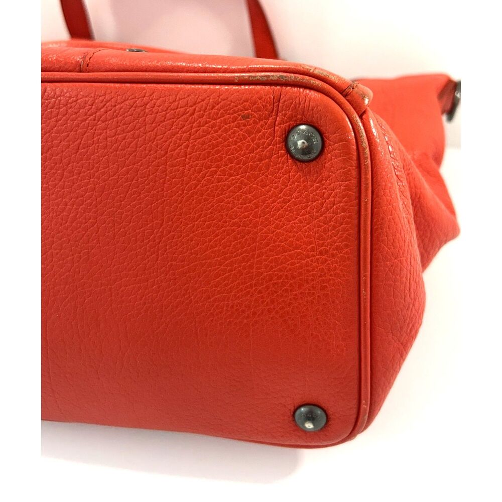 Coach Mickie Leather Satchel Crossbody & Matching Wallet Set - Cardinal Red - Picture 11 of 16